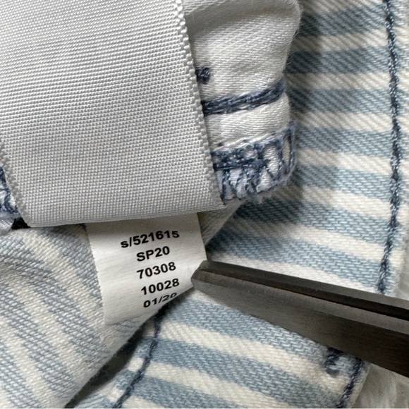 {LOFT} "High Waist Skinny Crop" Tapered Straight Leg Ankle Stretch Denim Jeans - Picture 7 of 8